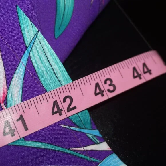 Vintage 70s Hawaiian Floral Wrap Dress - Picture 5 of 5